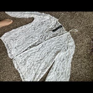 Jessica simpson lace overshirt